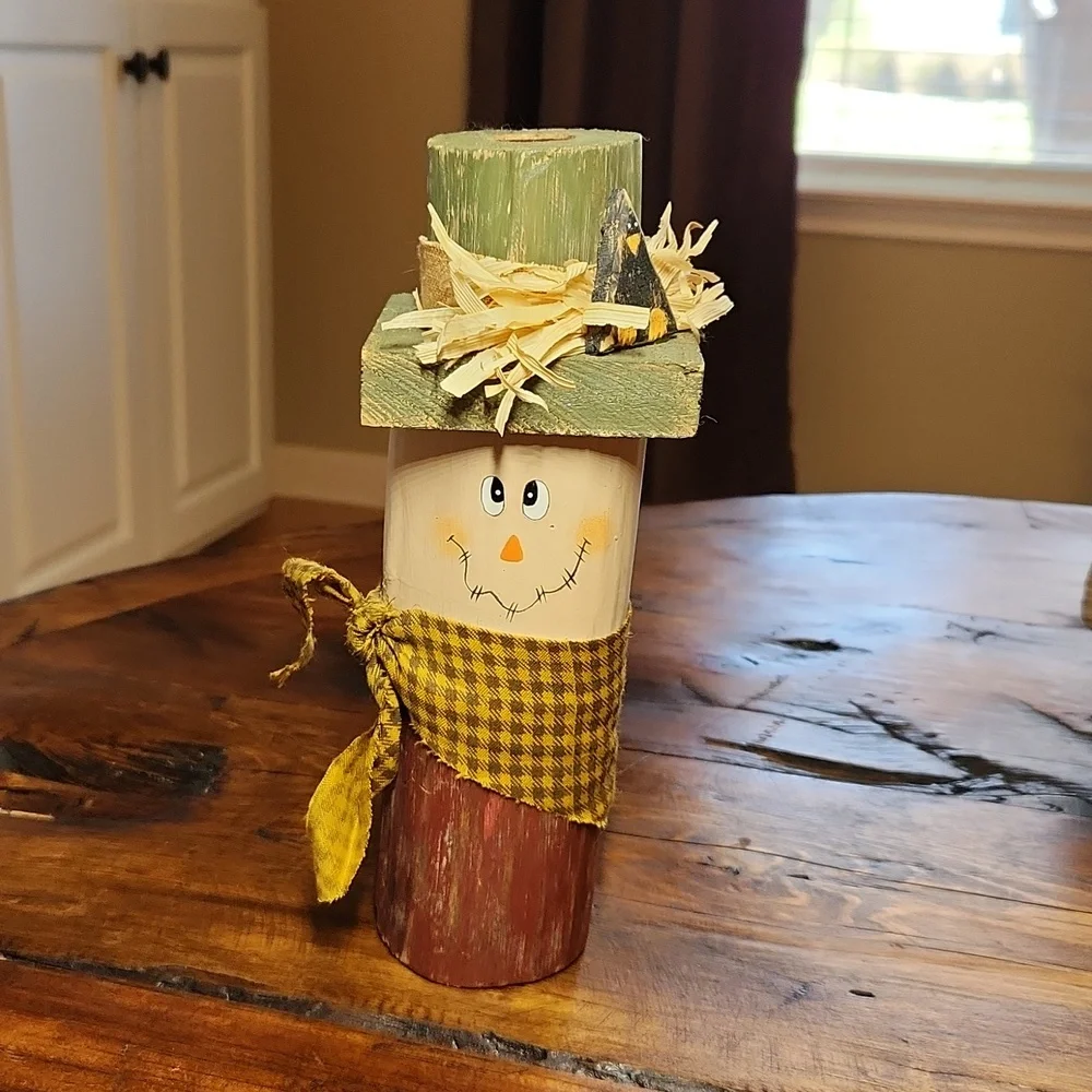 🚦3for$15🚦Primitives Scarecrow Candleholder